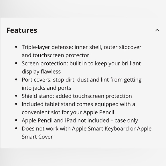 NEW Otterbox Defender Series Case & Screen Protector Apple iPad 5th & 6th gen